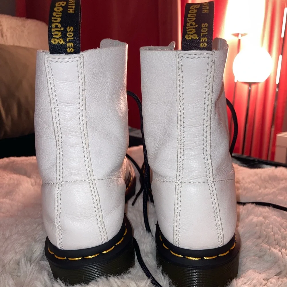 Dr Martens 1460 Women's Pascal Virginia Leather Boots - Picture 5 of 8